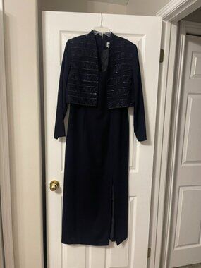 New Navy Formal Maxi Dress - Size 10